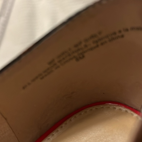 Patent Leather Peep toe Leather Heel Shoes size 8 - Picture 5 of 7